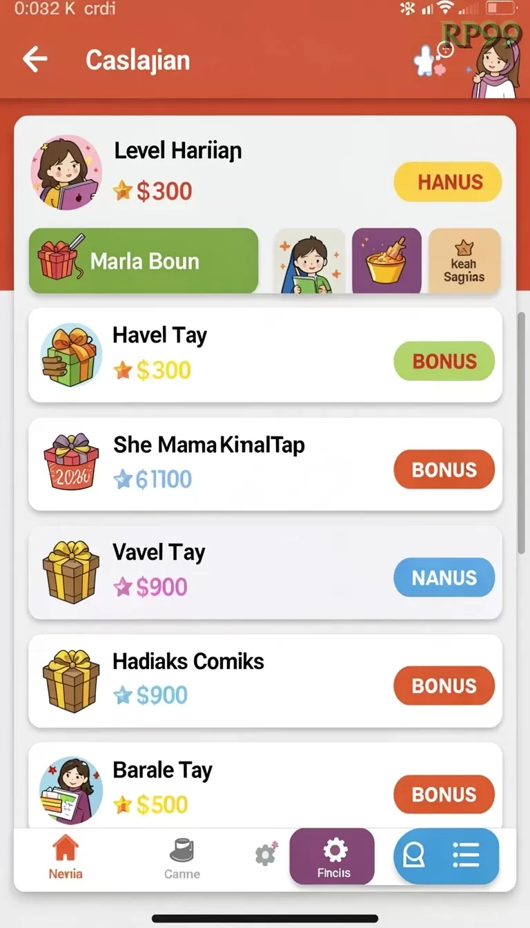 Cuplikan layar CIPUTRA88 — menu navigasi